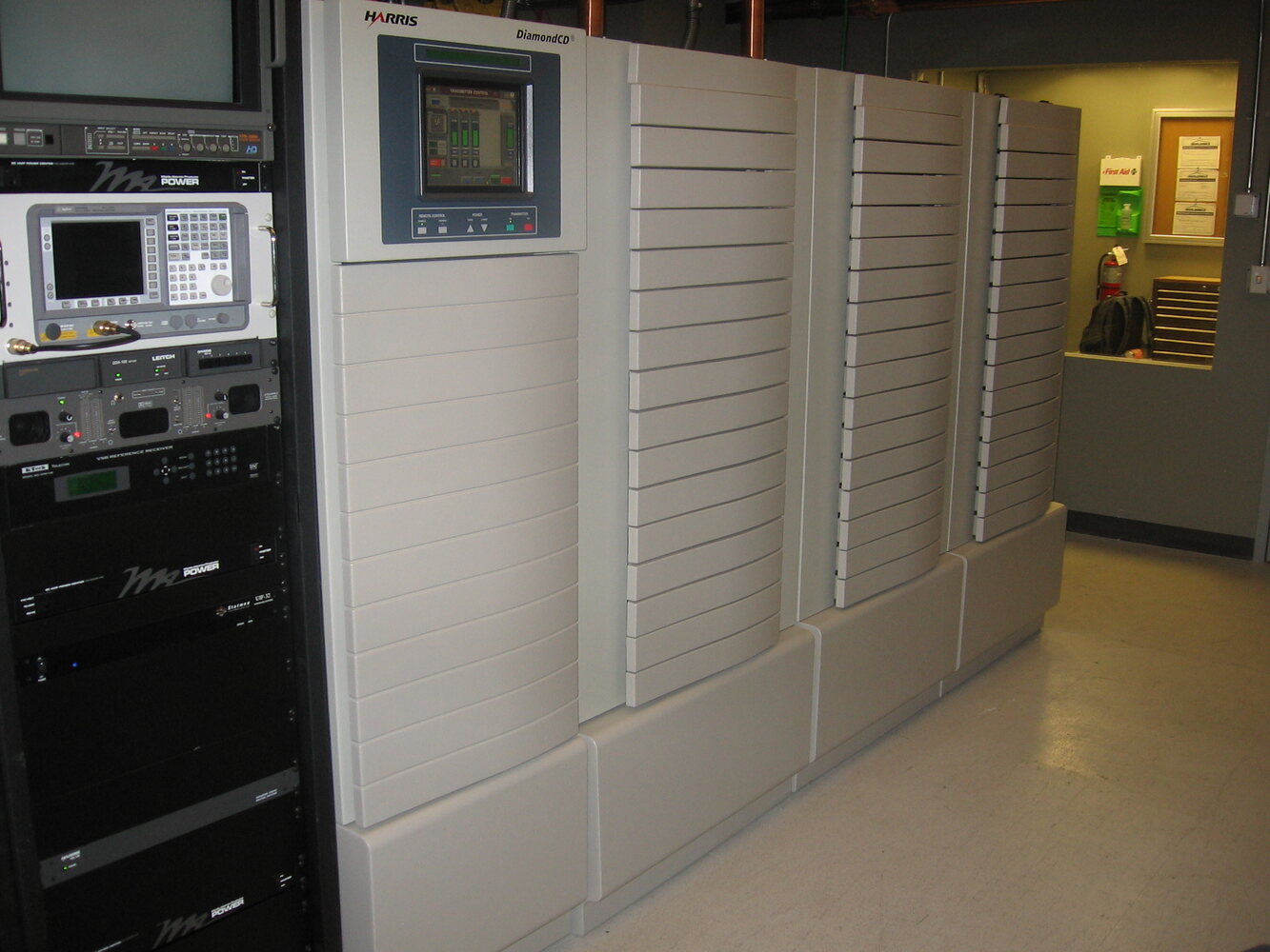 Broadcast transmitter facility installed by DSI RF